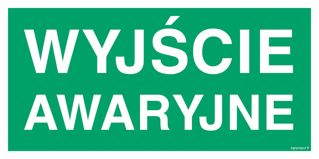AC006 WYJŚCIE AWARYJNE, TS - PŁYTA TD FOTOLUMINESCENCYJNA; (800X400MM)