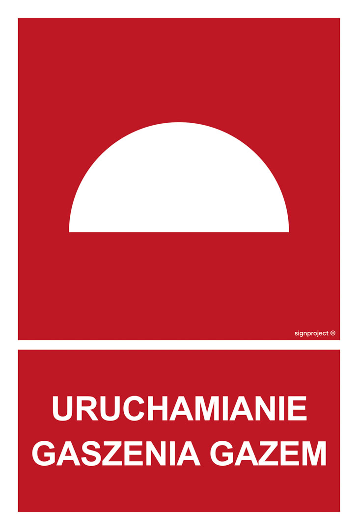 BC062 URUCHAMIANIE GASZENIA GAZEM, TS - PŁYTA TD FOTOLUMINESCENCYJNA; (400X594MM)