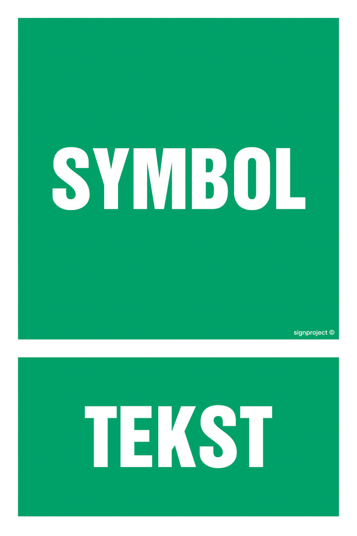 ZNAK NA ZAMÓWIENIE WZÓR A-001, FN - FOLIA SAMOPRZYLEPNA; (350X525MM)