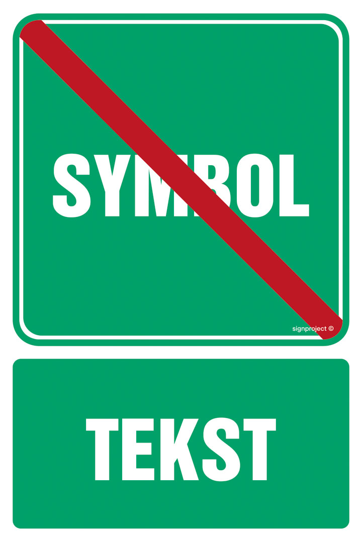 ZNAK NA ZAMÓWIENIE WZÓR A-003, KN - FOLIA PODŁOGOWA NIEŚWIECĄCA; (250X375MM)