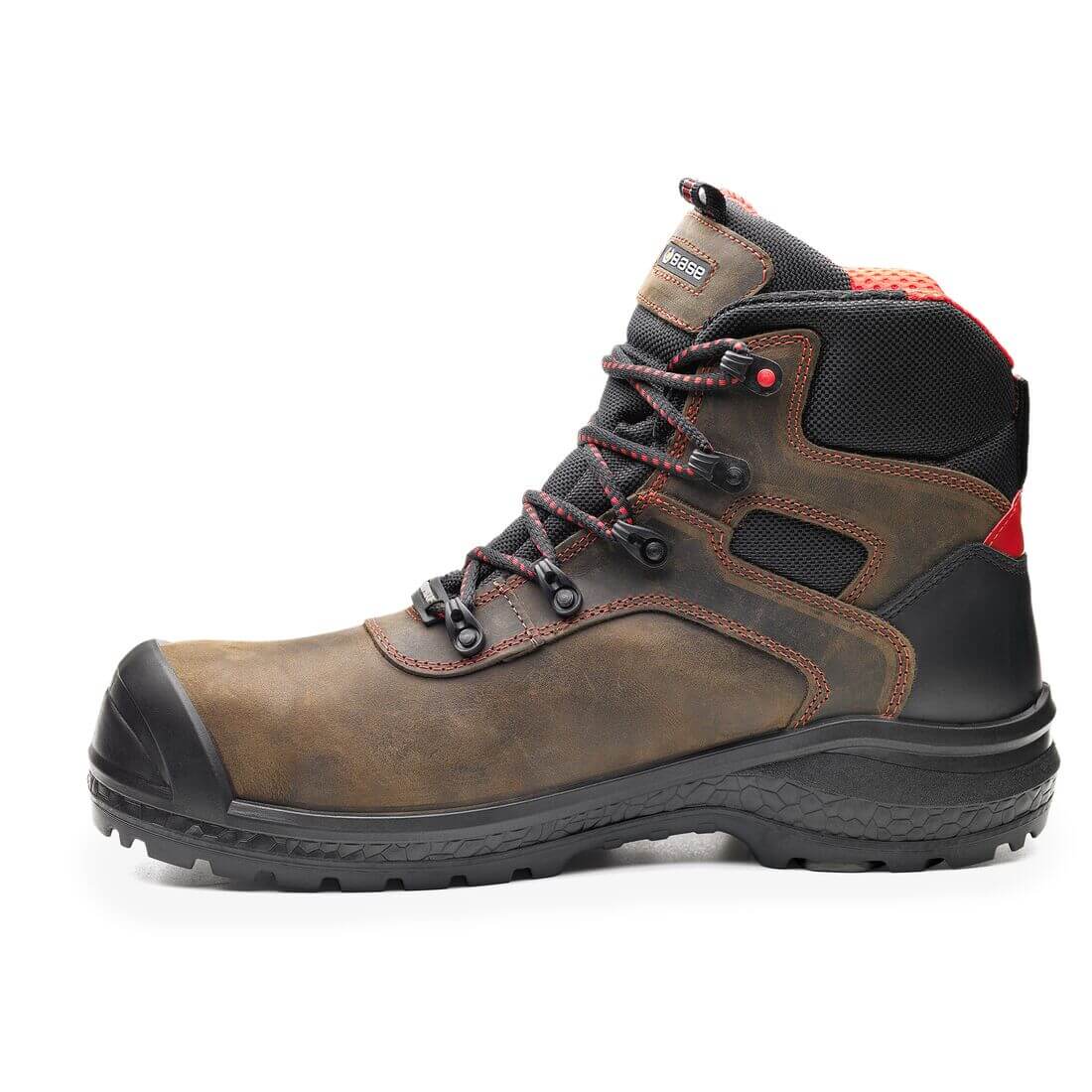 Obuwie ochronne BASE Be-Dry Mid/Be-Rock S3 WR CI HI HRO SRC; Brązowy