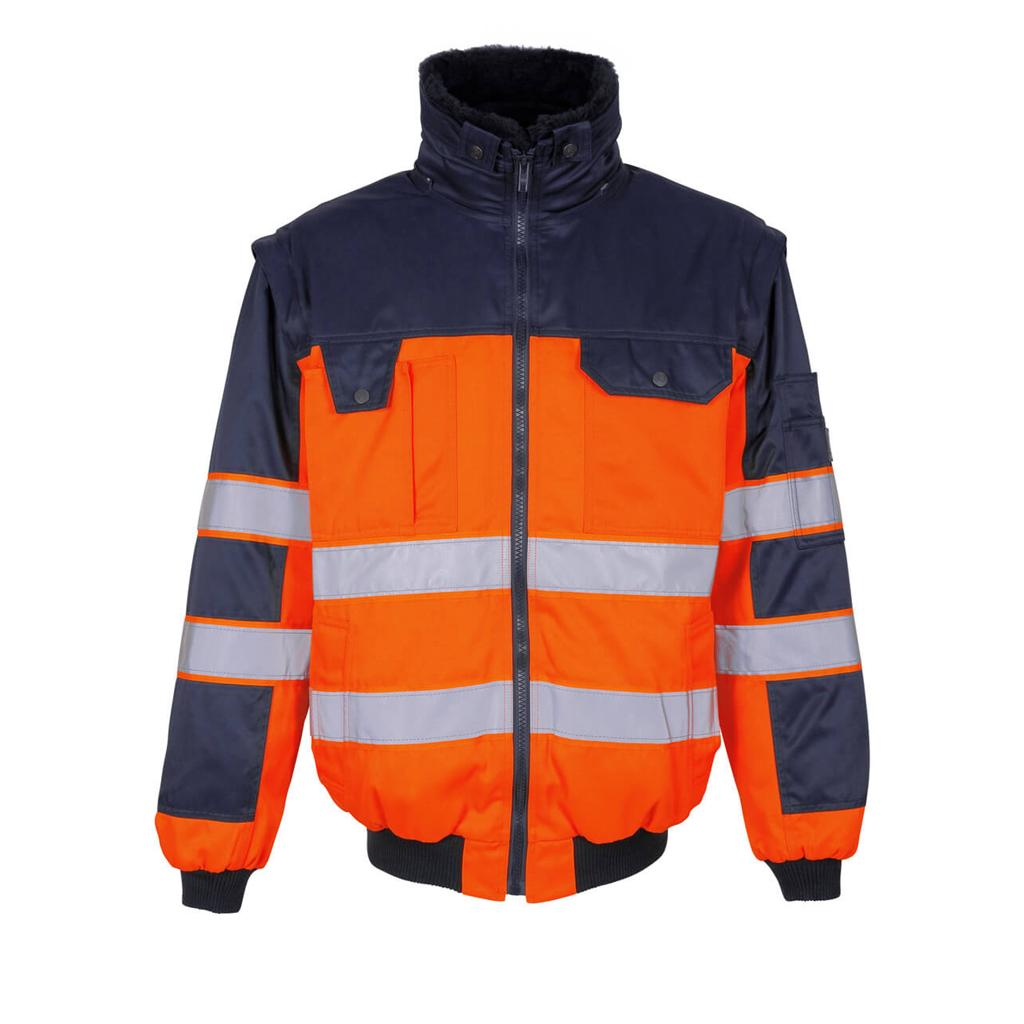 KURTKA PILOTKA MASCOT SAFE IMAGE LIVIGNO 00920-660; POMARAŃCZ HI-VIS/GRANAT