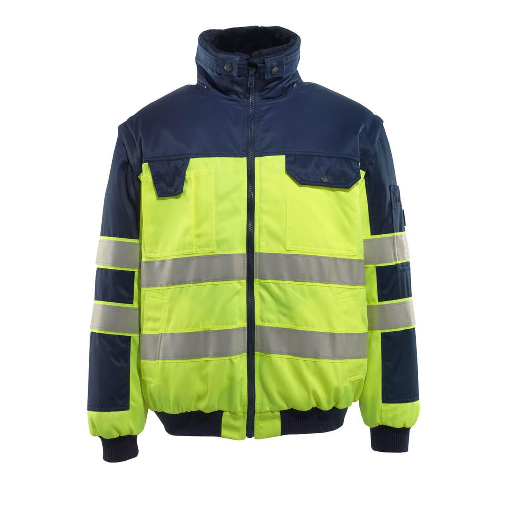 KURTKA PILOTKA MASCOT SAFE IMAGE LIVIGNO 00920-660; ŻÓŁTY HI-VIS/GRANAT