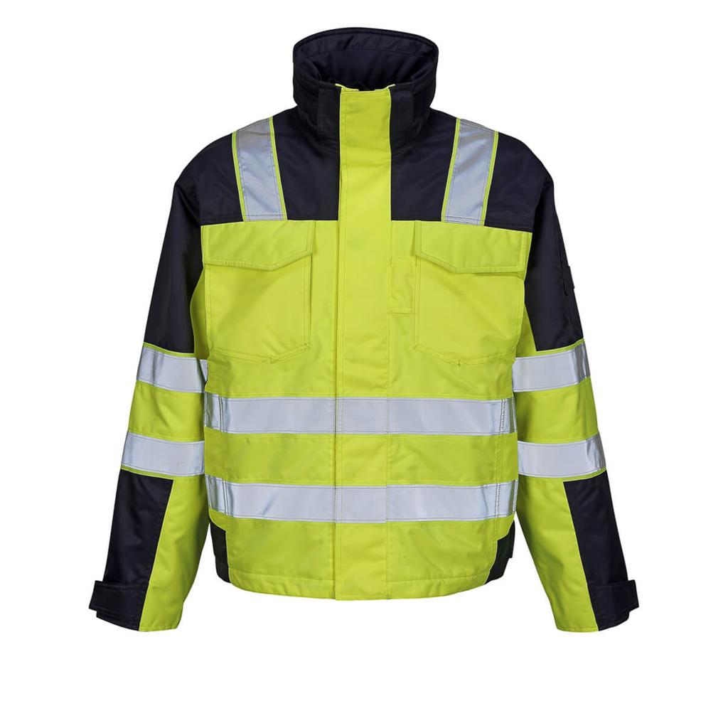 KURTKA ZIMOWA MASCOT SAFE IMAGE GENOVA 05023-880; ŻÓŁTY HI-VIS/GRANAT