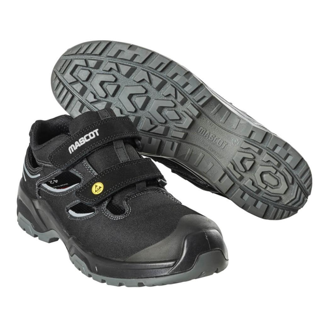 SANDAŁY OCHRONNE MASCOT FOOTWEAR FLEX F0100-910; CZERŃ/SREBRNY