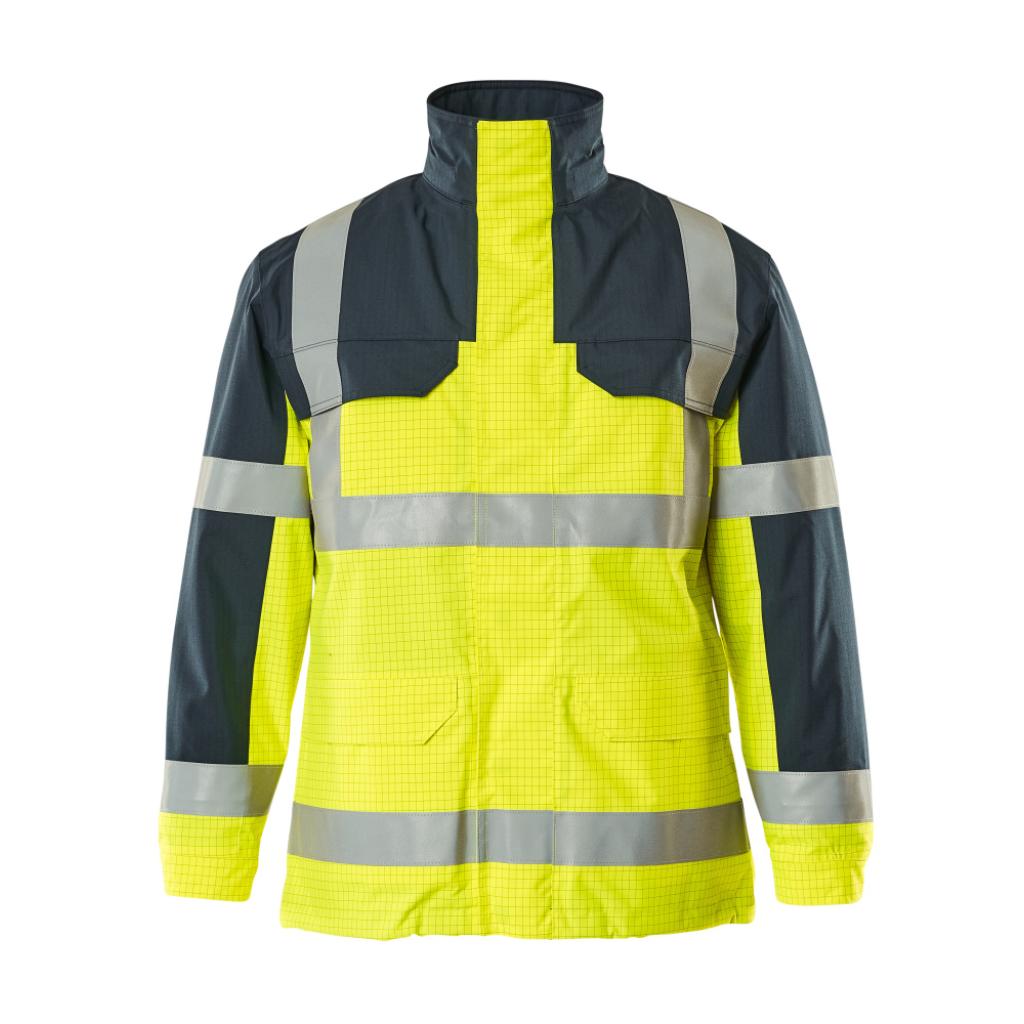 PARKA MASCOT MULTISAFE LUNGERN 06831-064; ŻÓŁTY HI-VIS/GRANAT