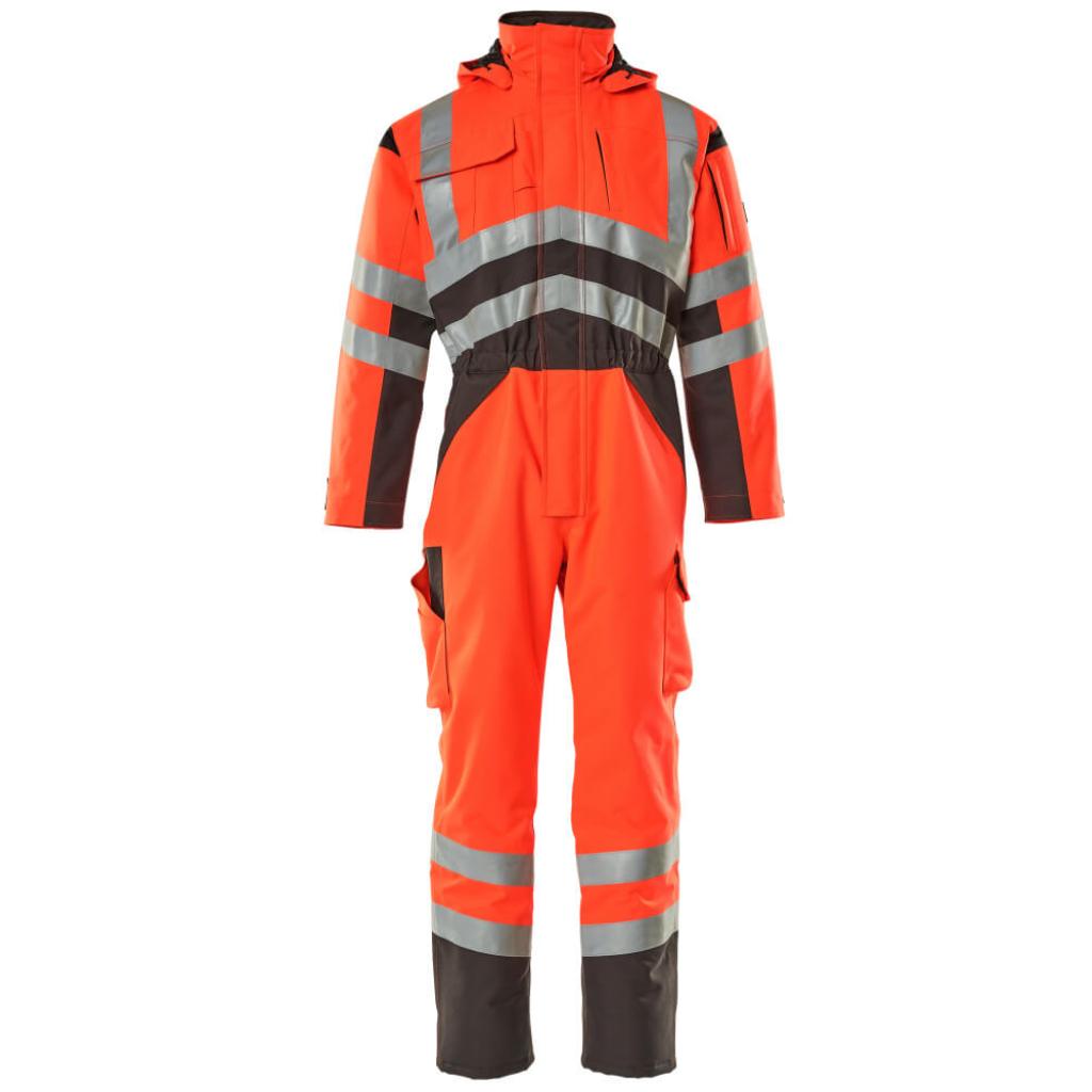KOMBINEZON ZIMOWY MASCOT SAFE YOUNG SAFARA 11019-025; CZERWIEŃ HI-VIS/CIEMNY ANTRACYT