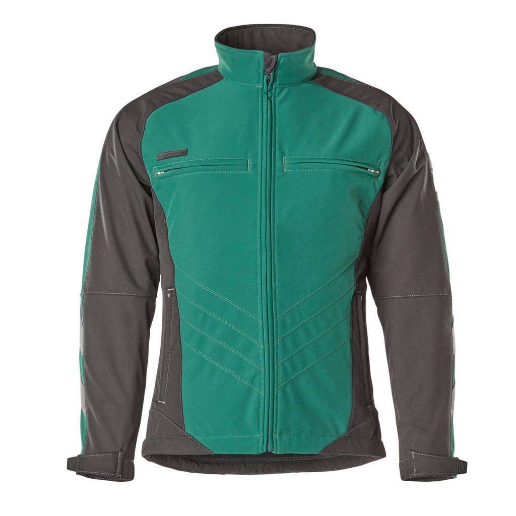 KURTKA SOFTSHELL MASCOT UNIQUE DRESDEN 12002-149; ZIELEŃ/CZERŃ