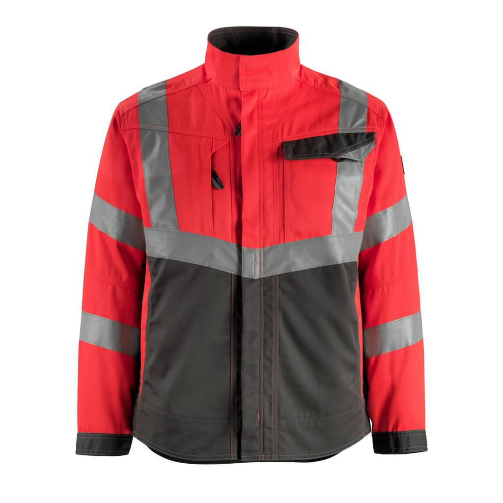 KURTKA MASCOT SAFE SUPREME OXFORD 15509-860; CZERWIEŃ HI-VIS/CIEMNY ANTRACYT