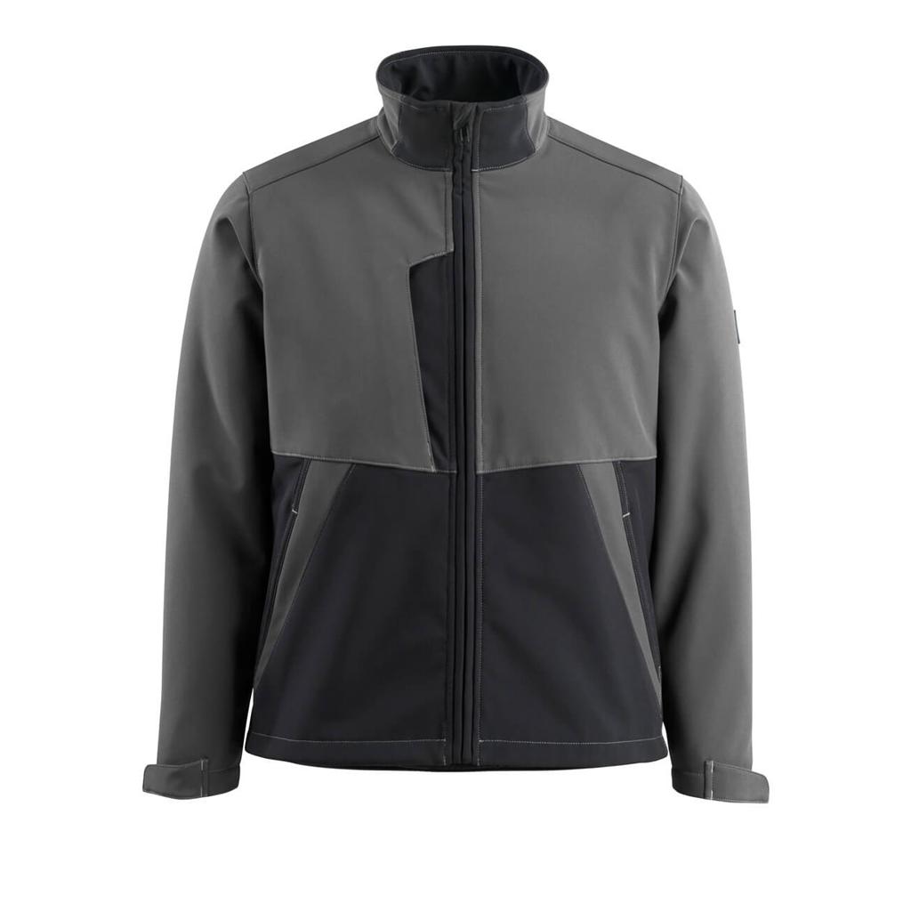 KURTKA SOFTSHELL MASCOT LIGHT FINLEY 15702-253; CIEMNY ANTRACYT/CZERŃ