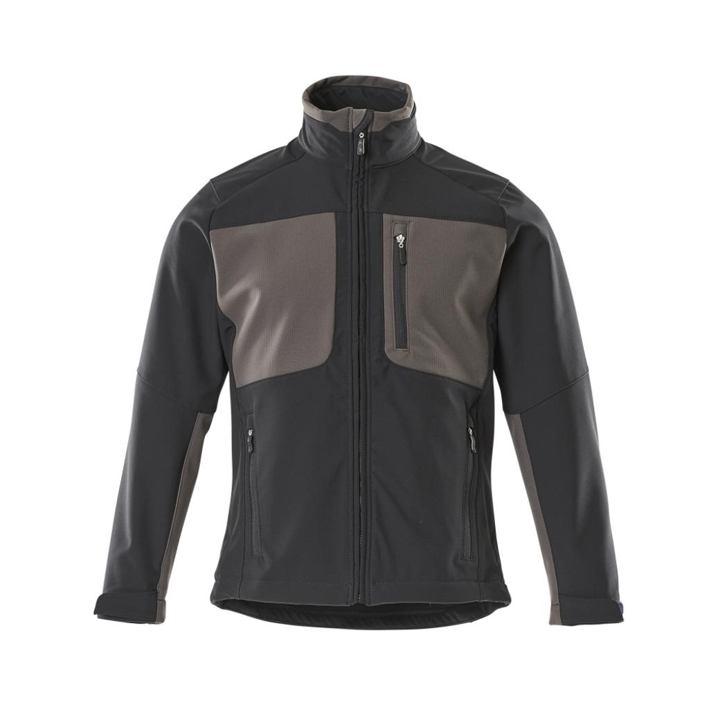 KURTKA SOFTSHELL MASCOT YOUNG LAGOS 50057-824; CZERŃ/CIEMNY ANTRACYT
