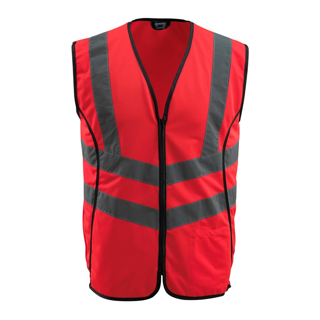 KAMIZELKA OSTRZEGAWCZA MASCOT SAFE SUPREME WINGATE 50145-982; CZERWIEŃ HI-VIS