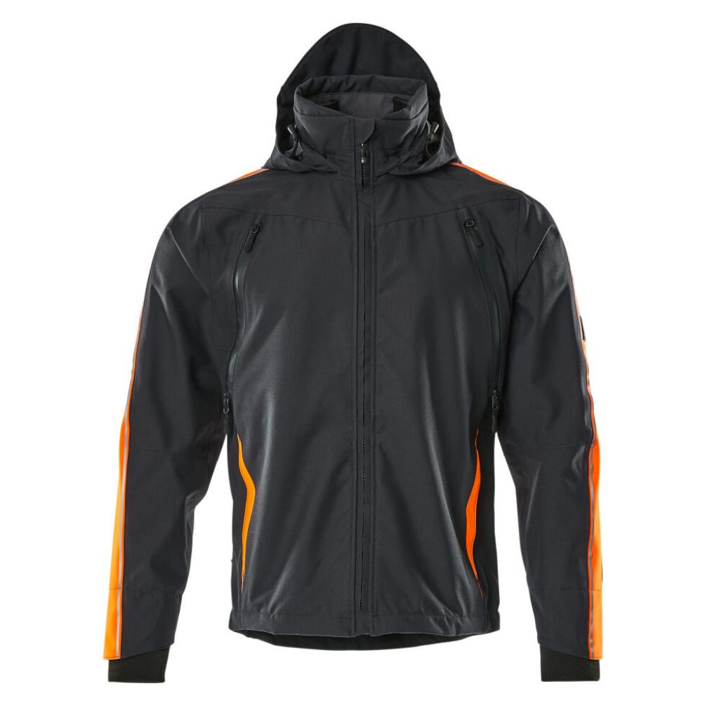 KURTKA MEMBRANOWA MASCOT HARDWEAR GANDIA 15001-222; CIEMNY GRANAT/POMARAŃCZ HI-VIS