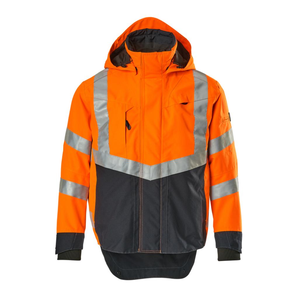 KURTKA MEMBRANOWA MASCOT SAFE SUPREME HARLOW 15501-231; POMARAŃCZ HI-VIS/CIEMNY GRANAT
