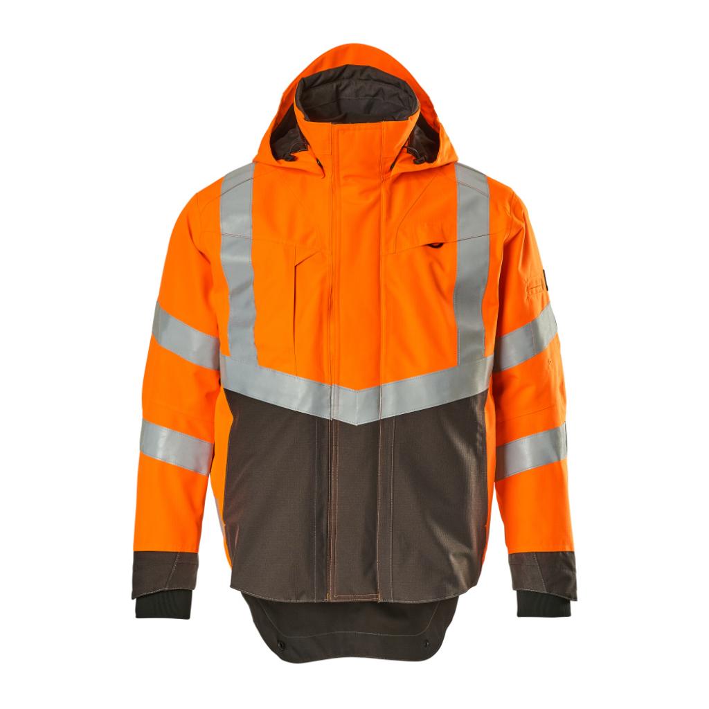 KURTKA MEMBRANOWA MASCOT SAFE SUPREME HARLOW 15501-231; POMARAŃCZ HI-VIS/CIEMNY ANTRACYT