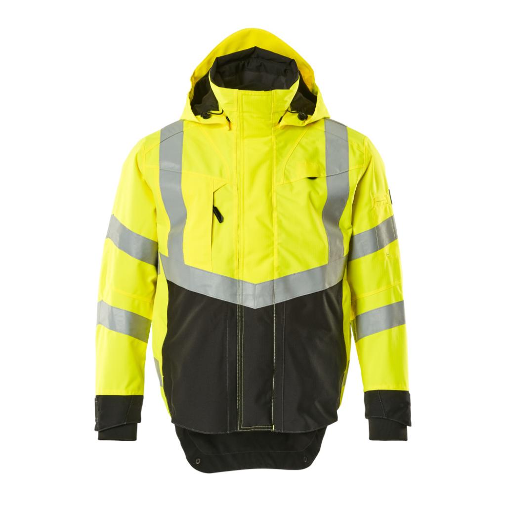 KURTKA MEMBRANOWA MASCOT SAFE SUPREME HARLOW 15501-231; ŻÓŁTY HI-VIS/CZERŃ
