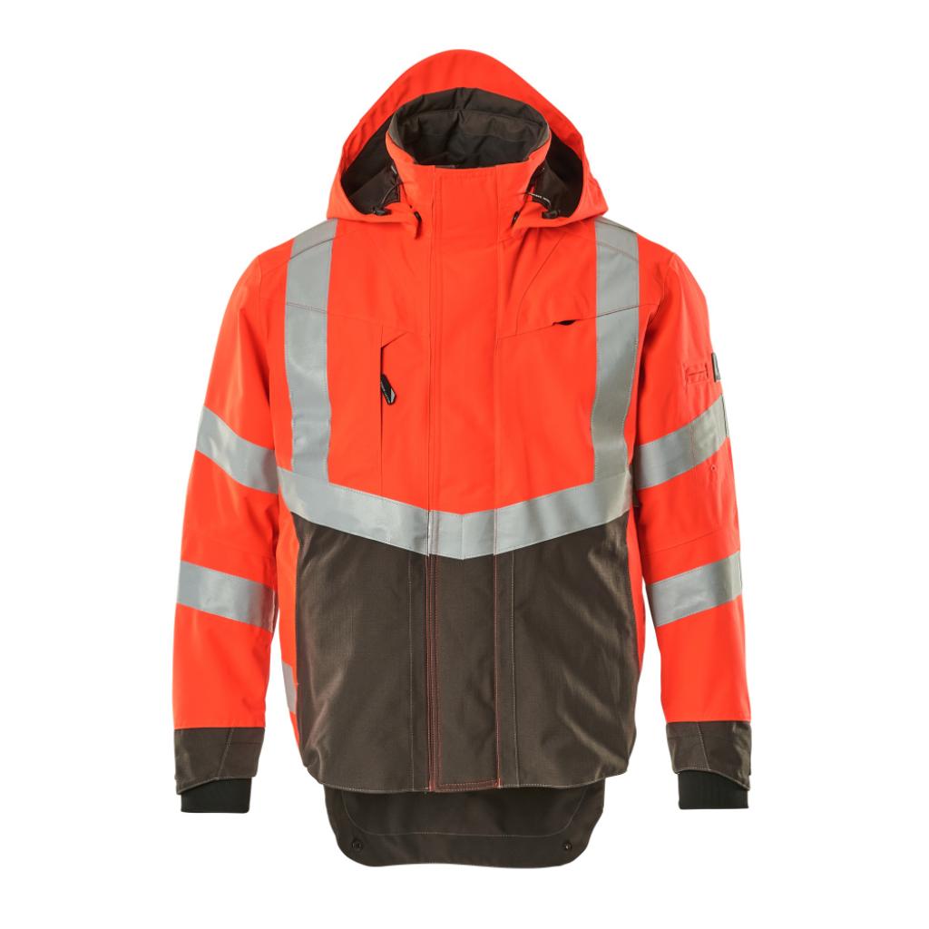KURTKA MEMBRANOWA MASCOT SAFE SUPREME HARLOW 15501-231; CZERWIEŃ HI-VIS/CIEMNY ANTRACYT