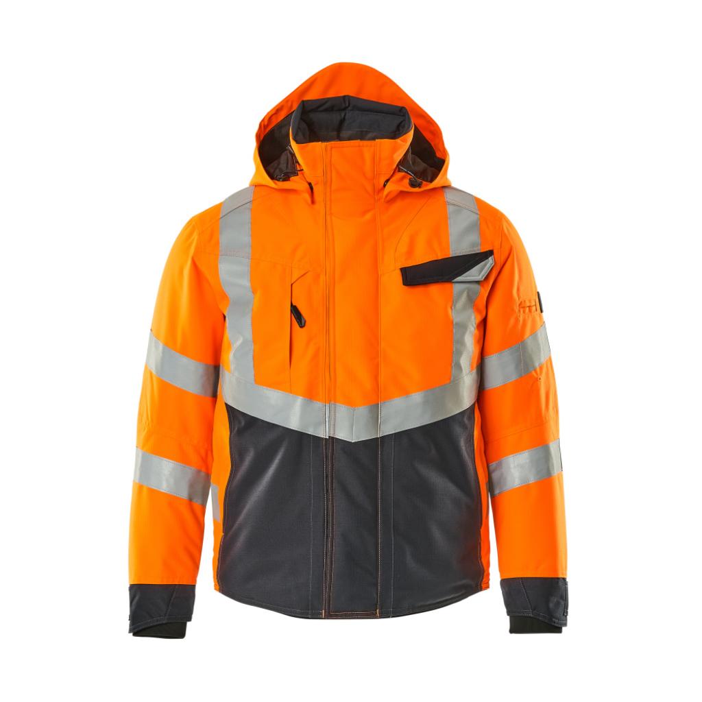 KURTKA ZIMOWA MASCOT SAFE SUPREME HASTINGS 15535-231; POMARAŃCZ HI-VIS/CIEMNY GRANAT