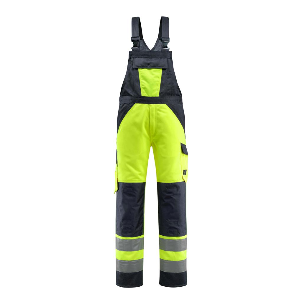 OGRODNICZKI Z KIESZENIAMI NA KOLANACH MASCOT SAFE LIGHT GOSFORD 15969-948; ŻÓŁTY HI-VIS/CIEMNY GRANAT