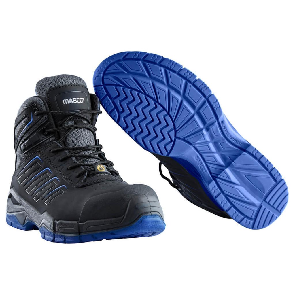 BUTY OCHRONNE MASCOT FOOTWEAR FIT TRIVOR F0114-937; CZERŃ/NIEBIESKI