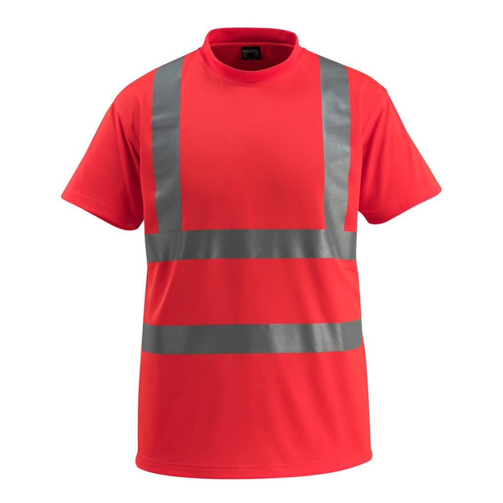 T-SHIRT MASCOT SAFE LIGHT TOWNSVILLE 50592-976; CZERWIEŃ HI-VIS
