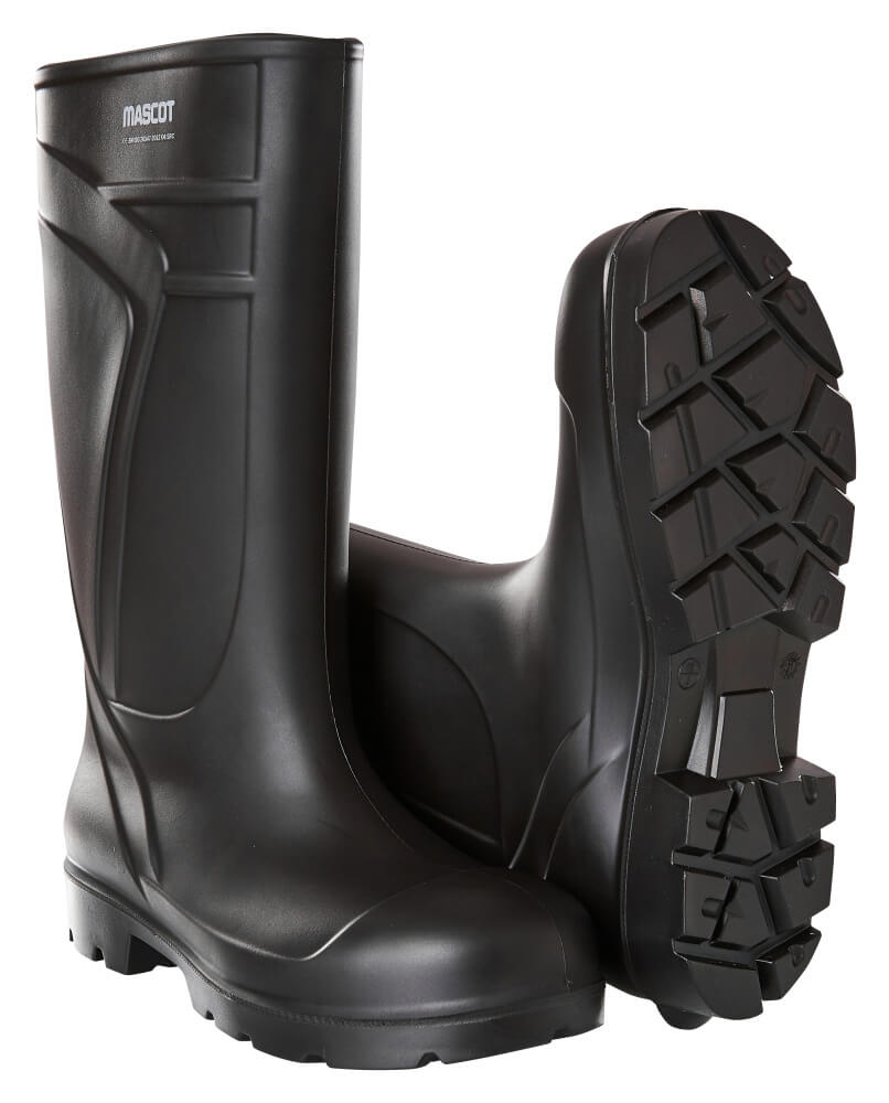 BUTY OCHRONNE Z PU, WYSOKIE MASCOT FOOTWEAR COVER F0852-703; CZERŃ