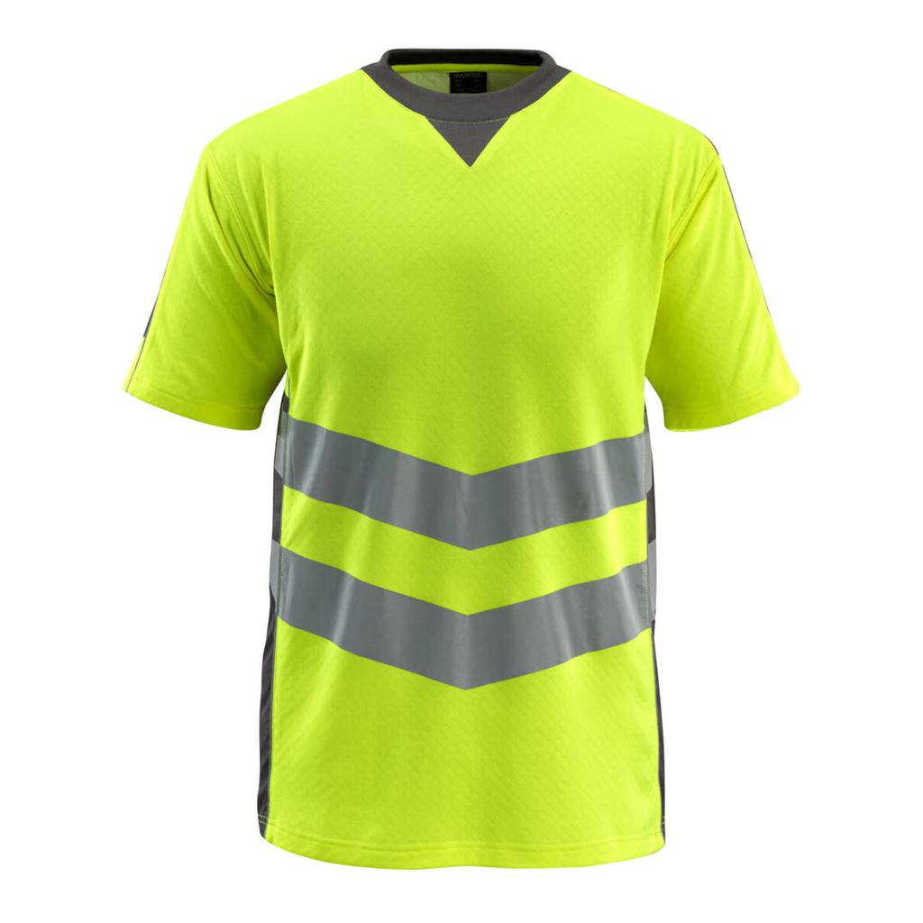 T-SHIRT MASCOT SAFE SUPREME SANDWELL 50127-933; ŻÓŁTY HI-VIS/CIEMNY ANTRACYT
