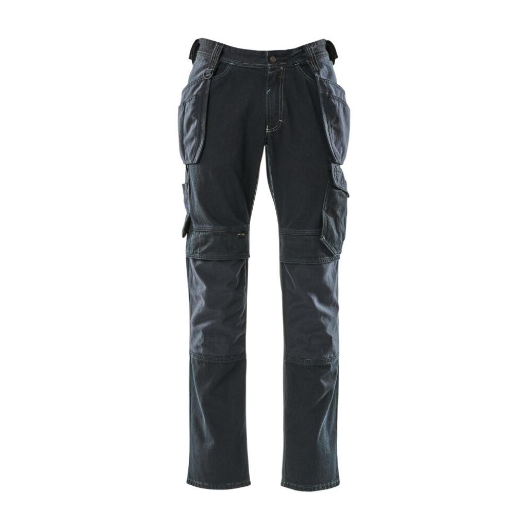 DŻINSY Z KIESZENIAMI WISZĄCYMI MASCOT HARDWEAR BREDA 15131-207; CIEMNO NIEBIESKI DENIM