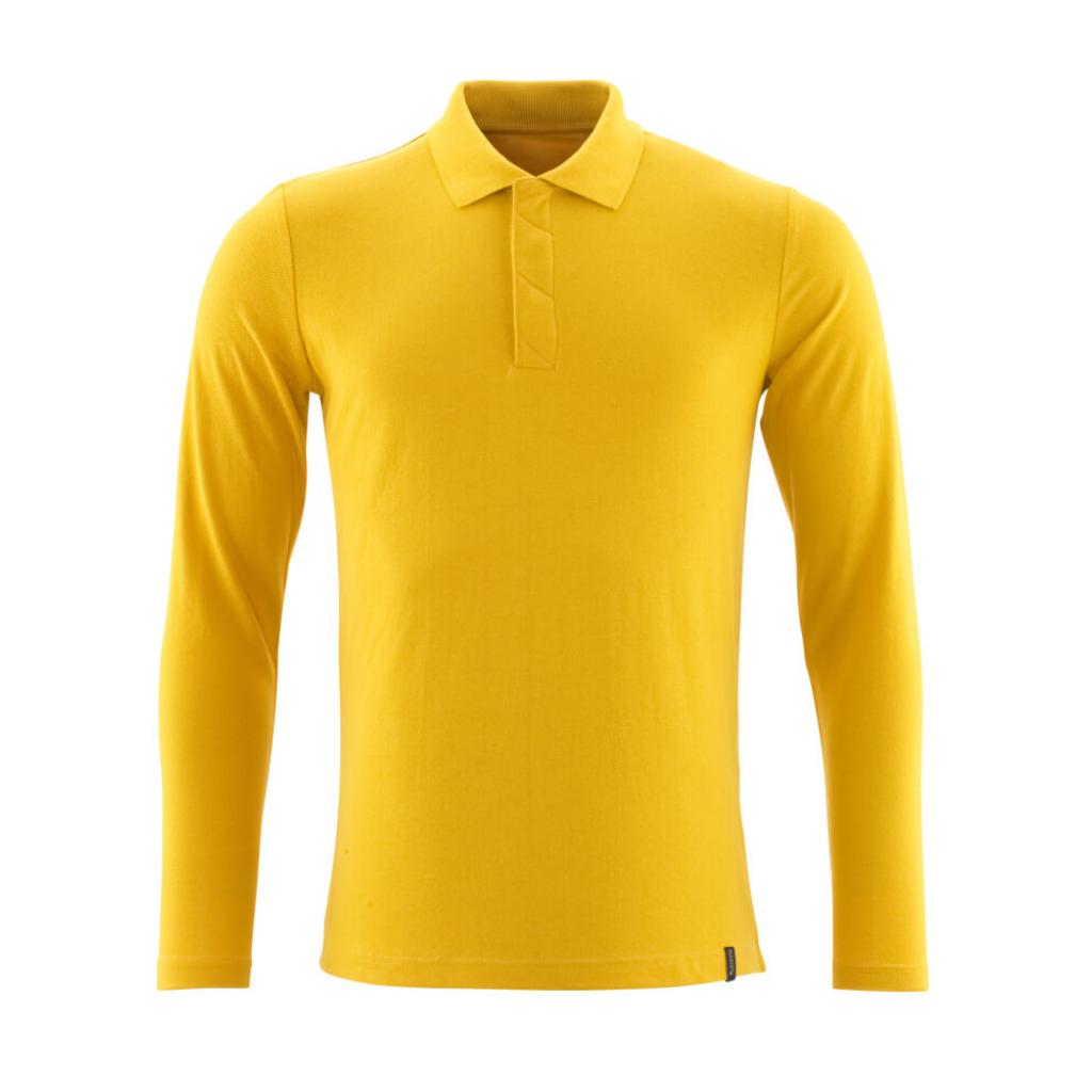 KOSZULKA POLO Z DŁUGIMI RĘKAWAMI MASCOT CROSSOVER 20483-961; ŻÓŁTY CURRY