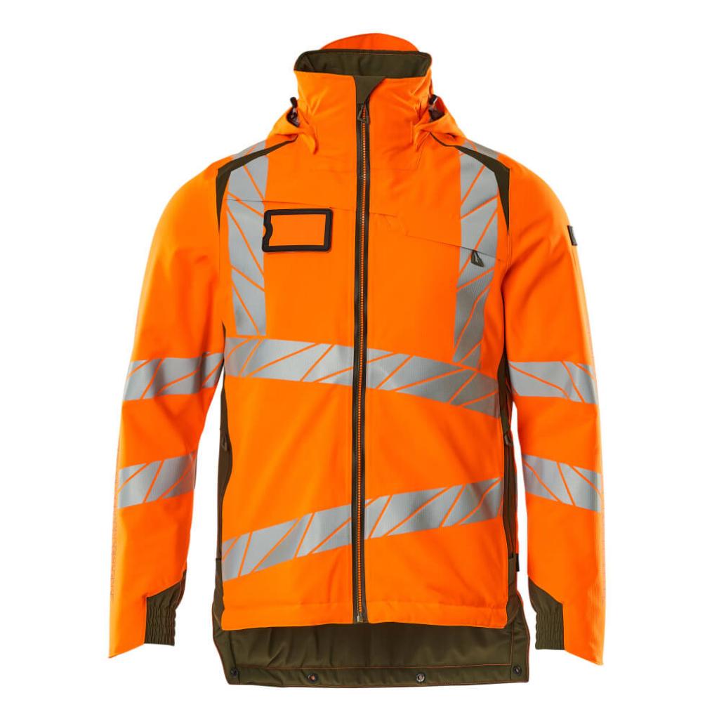 KURTKA ZIMOWA MASCOT ACCELERATE SAFE 19035-449; POMARAŃCZ HI-VIS/ZIELONY MECH