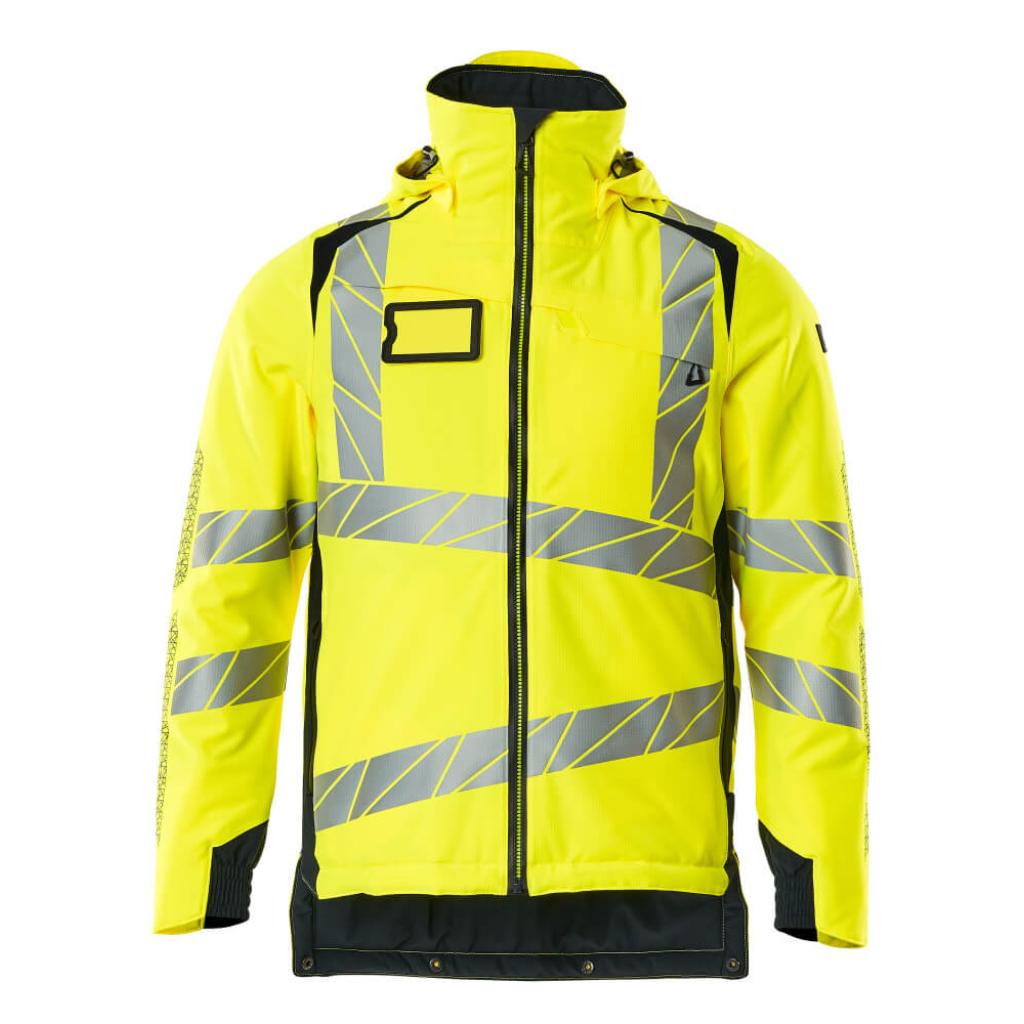 KURTKA ZIMOWA MASCOT ACCELERATE SAFE 19035-449; ŻÓŁTY HI-VIS/CIEMNY GRANAT