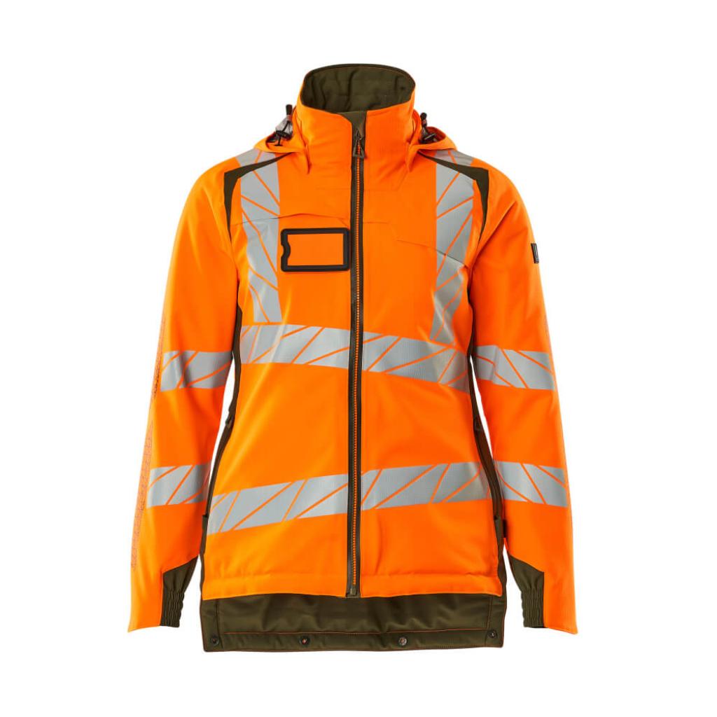 KURTKA ZIMOWA MASCOT ACCELERATE SAFE 19045-449; POMARAŃCZ HI-VIS/ZIELONY MECH