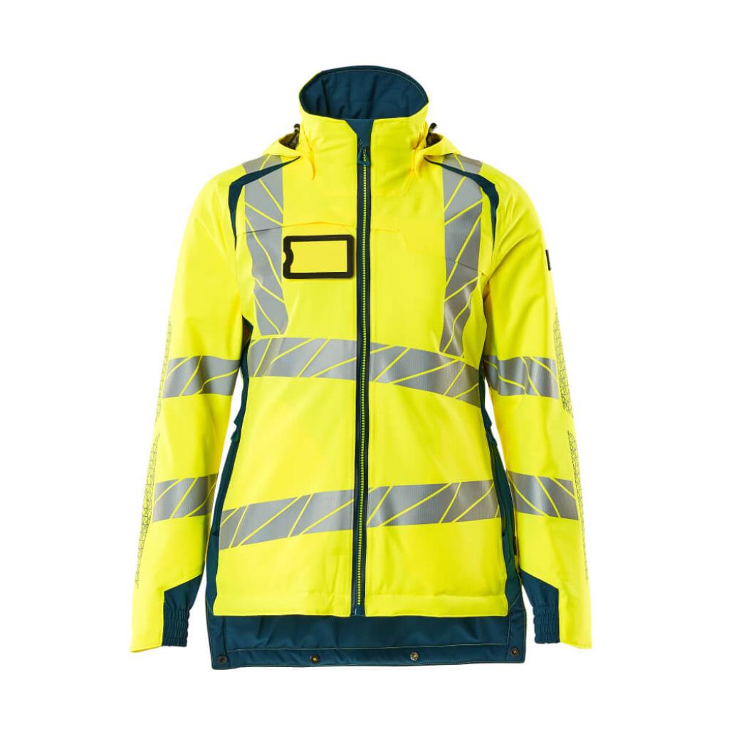 KURTKA ZIMOWA MASCOT ACCELERATE SAFE 19045-449; ŻÓŁTY HI-VIS/CIEMNA PETROLOWY