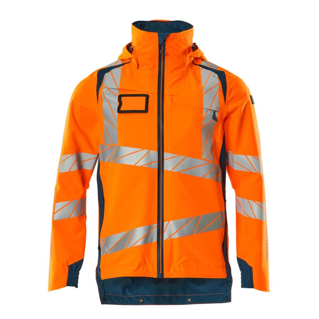KURTKA MEMBRANOWA MASCOT ACCELERATE SAFE 19001-449; POMARAŃCZ HI-VIS/CIEMNA PETROLOWY