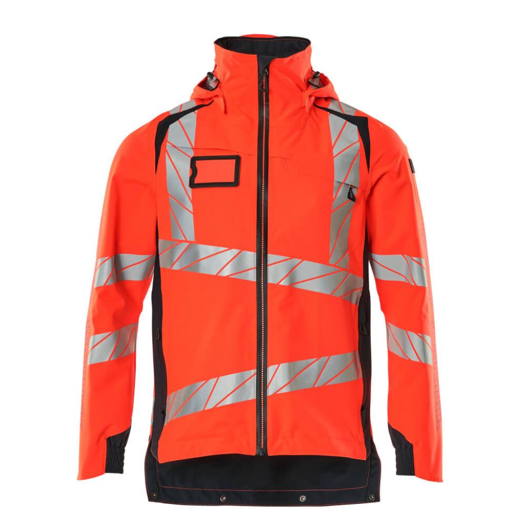 KURTKA MEMBRANOWA MASCOT ACCELERATE SAFE 19001-449; CZERWIEŃ HI-VIS/CIEMNY GRANAT