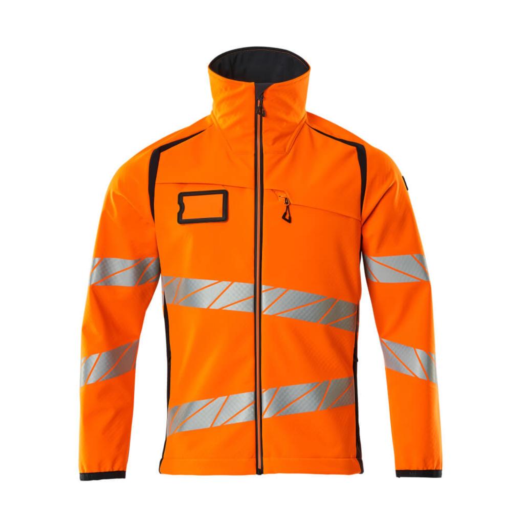 KURTKA SOFTSHELL MASCOT ACCELERATE SAFE 19002-143; POMARAŃCZ HI-VIS/CIEMNY GRANAT
