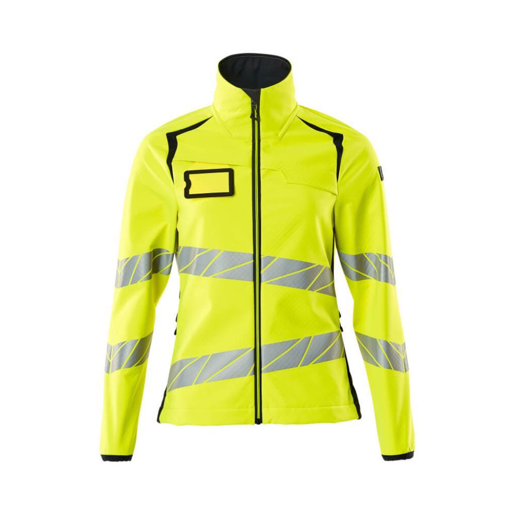 KURTKA SOFTSHELL MASCOT ACCELERATE SAFE 19012-143; ŻÓŁTY HI-VIS/CIEMNY GRANAT
