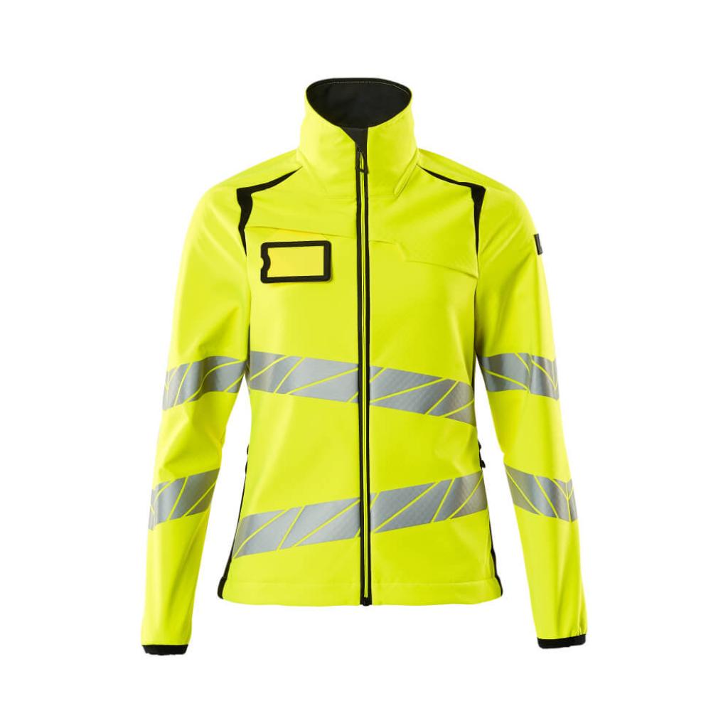 KURTKA SOFTSHELL MASCOT ACCELERATE SAFE 19012-143; ŻÓŁTY HI-VIS/CZERŃ