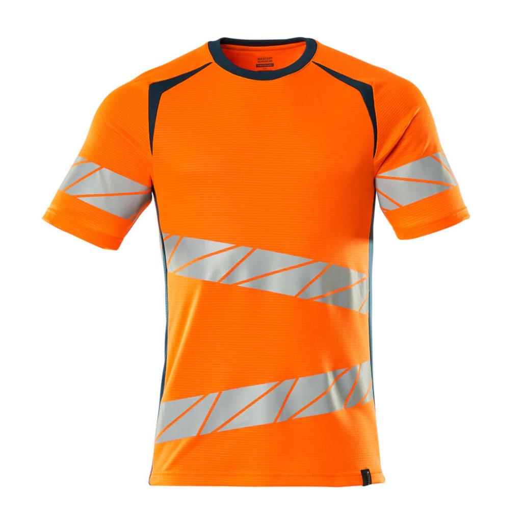 T-SHIRT MASCOT ACCELERATE SAFE 19082-771; POMARAŃCZ HI-VIS/CIEMNA PETROLOWY