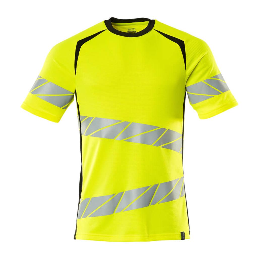 T-SHIRT MASCOT ACCELERATE SAFE 19082-771; ŻÓŁTY HI-VIS/CZERŃ