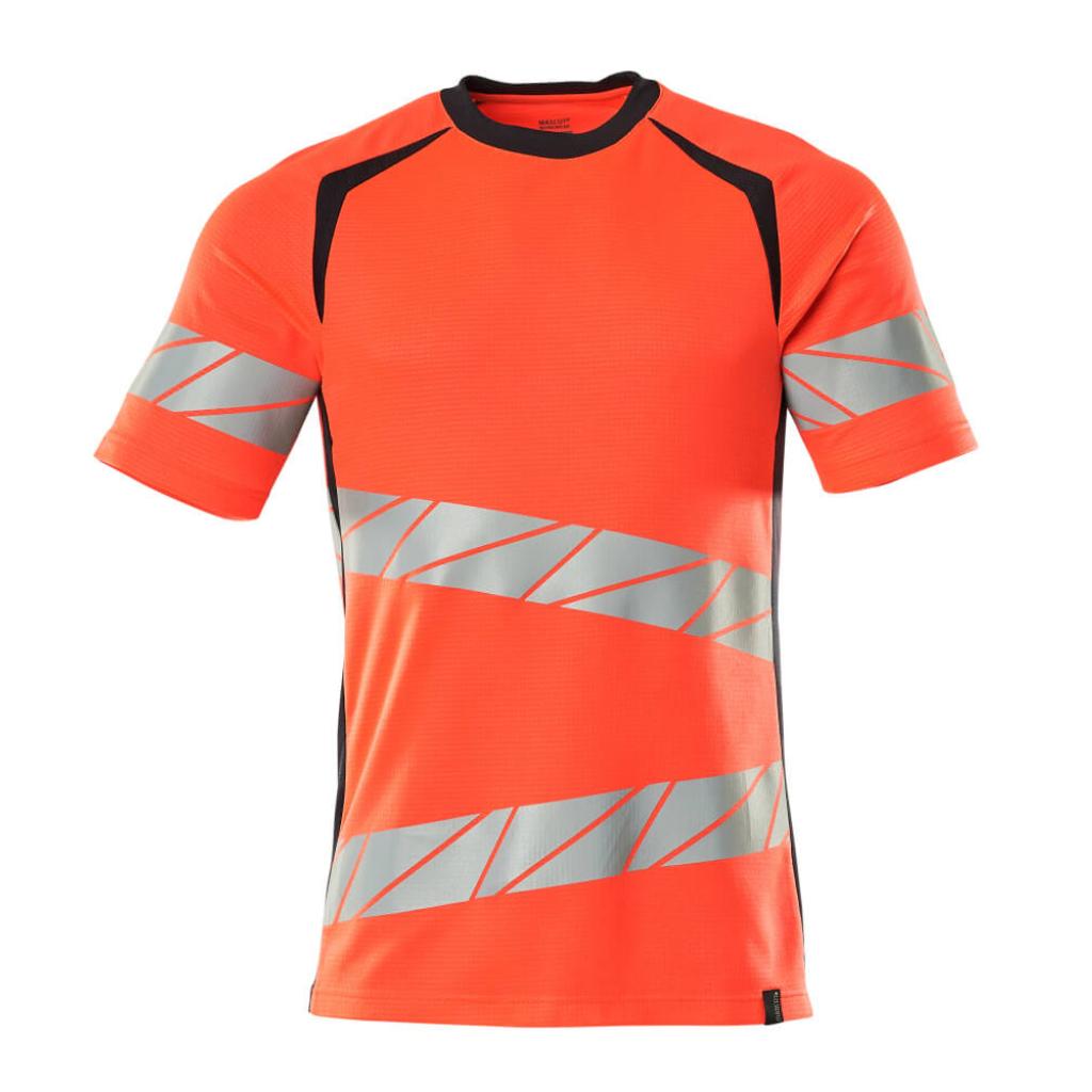 T-SHIRT MASCOT ACCELERATE SAFE 19082-771; CZERWIEŃ HI-VIS/CIEMNY GRANAT