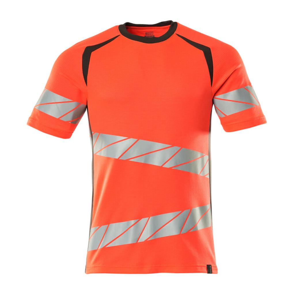 T-SHIRT MASCOT ACCELERATE SAFE 19082-771; CZERWIEŃ HI-VIS/CIEMNY ANTRACYT