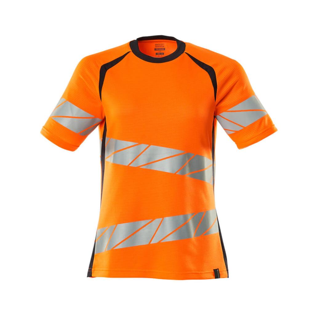 T-SHIRT MASCOT ACCELERATE SAFE 19092-771; POMARAŃCZ HI-VIS/CIEMNY GRANAT