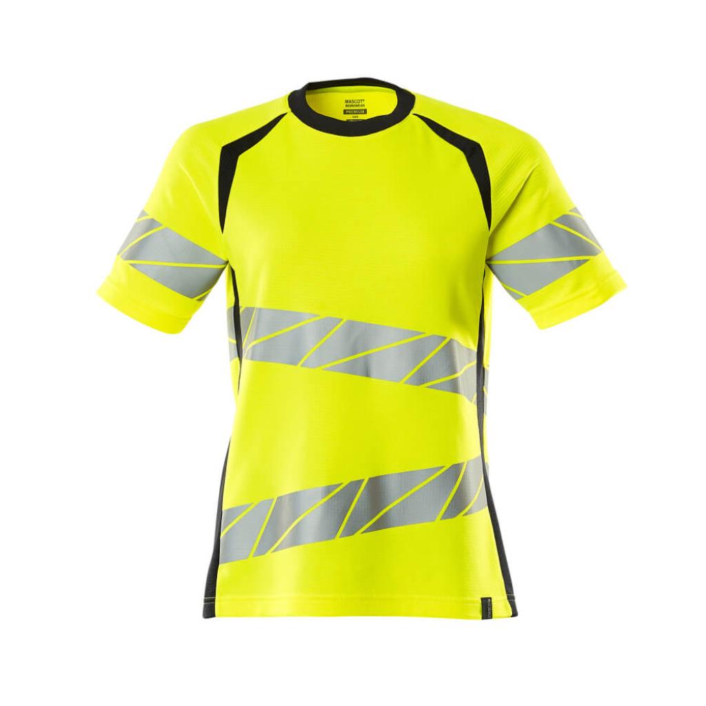 T-SHIRT MASCOT ACCELERATE SAFE 19092-771; ŻÓŁTY HI-VIS/CIEMNY GRANAT