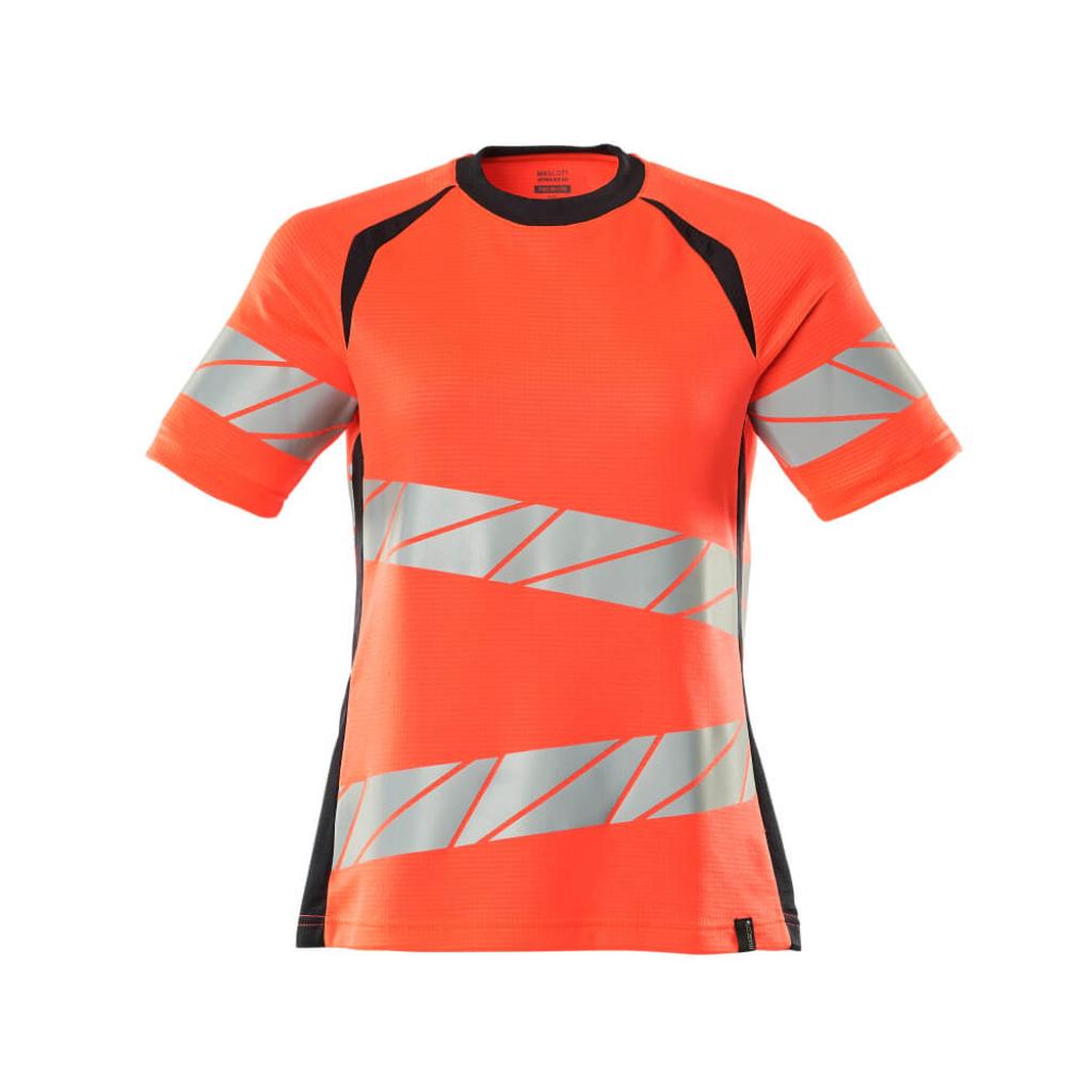 T-SHIRT MASCOT ACCELERATE SAFE 19092-771; CZERWIEŃ HI-VIS/CIEMNY GRANAT