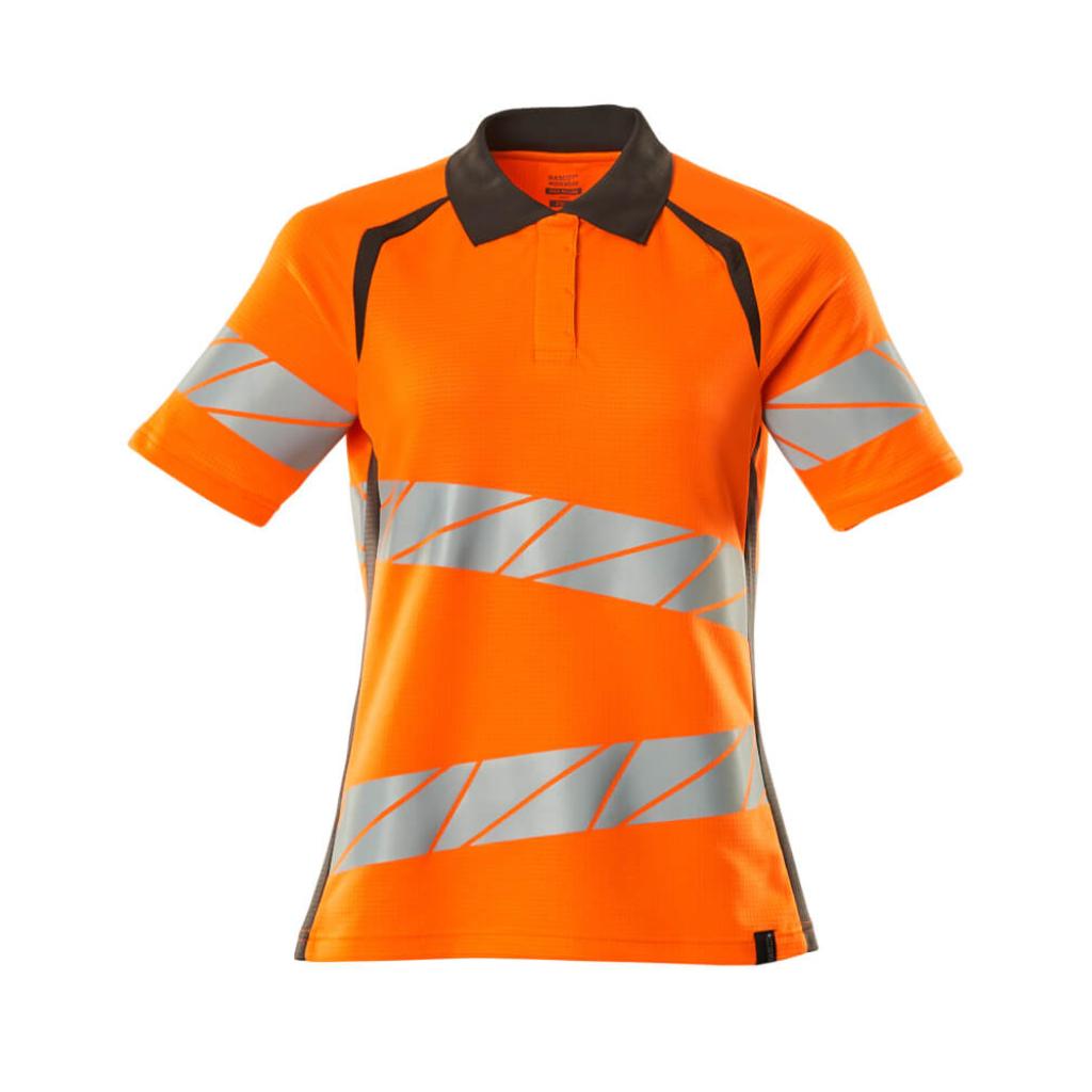 KOSZULKA POLO MASCOT ACCELERATE SAFE 19093-771; POMARAŃCZ HI-VIS/CIEMNY ANTRACYT