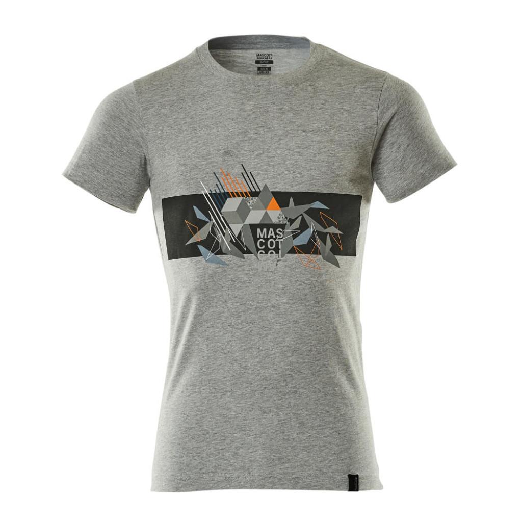 T-SHIRT MASCOT ACCELERATE SAFE 19182-965; SZARY NAKRAPIANY/POMARAŃCZ HI-VIS