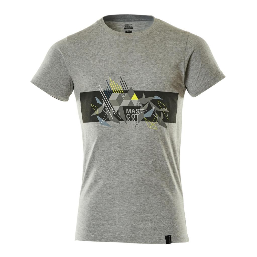T-SHIRT MASCOT ACCELERATE SAFE 19182-965; SZARY NAKRAPIANY/ŻÓŁTY HI-VIS