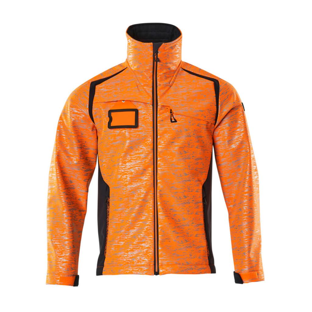 KURTKA SOFTSHELL MASCOT ACCELERATE SAFE 19202-291; POMARAŃCZ HI-VIS/CIEMNY GRANAT