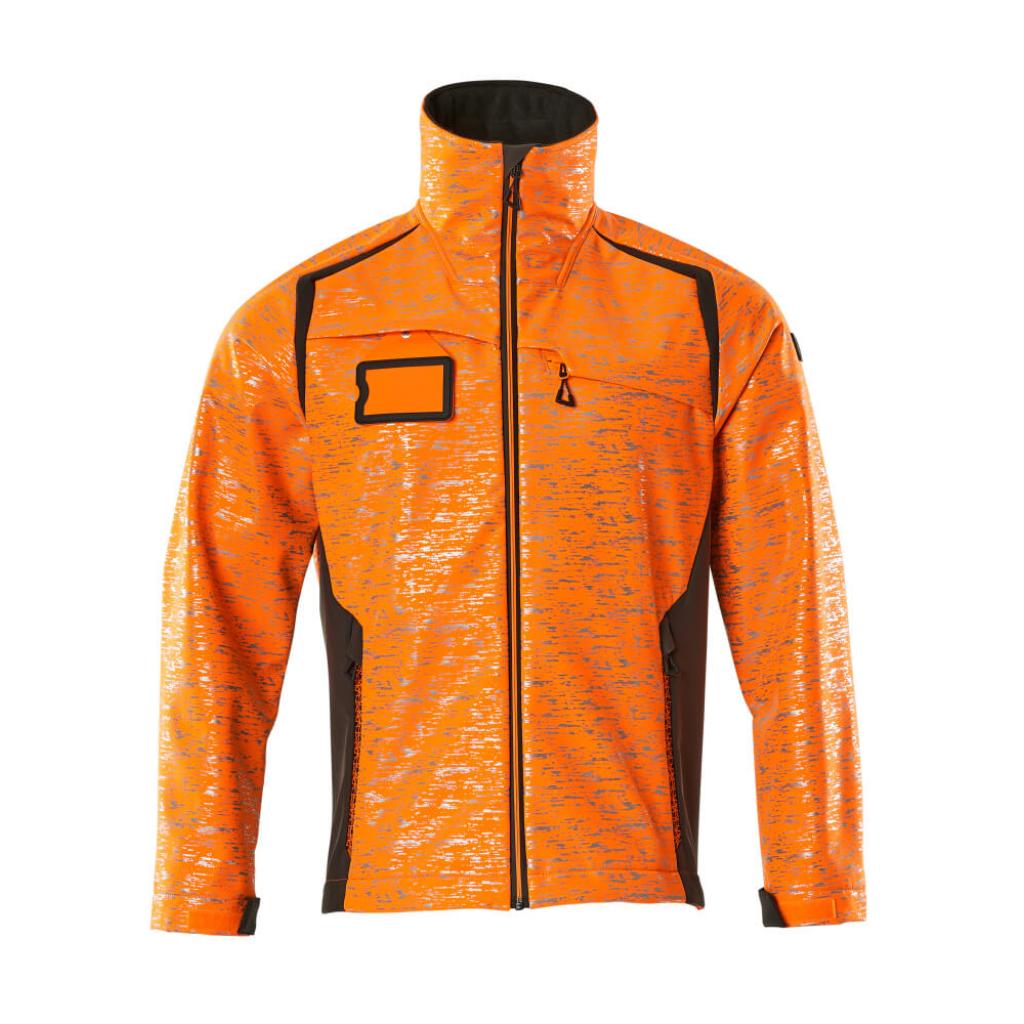 KURTKA SOFTSHELL MASCOT ACCELERATE SAFE 19202-291; POMARAŃCZ HI-VIS/CIEMNY ANTRACYT